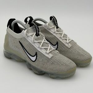 Nike Air Vapormax 2021 FK Mens Grey White Black Flyknit DH4084-003 Running Shoes